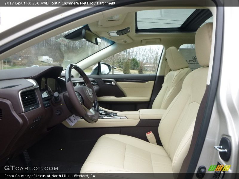Satin Cashmere Metallic / Parchment 2017 Lexus RX 350 AWD