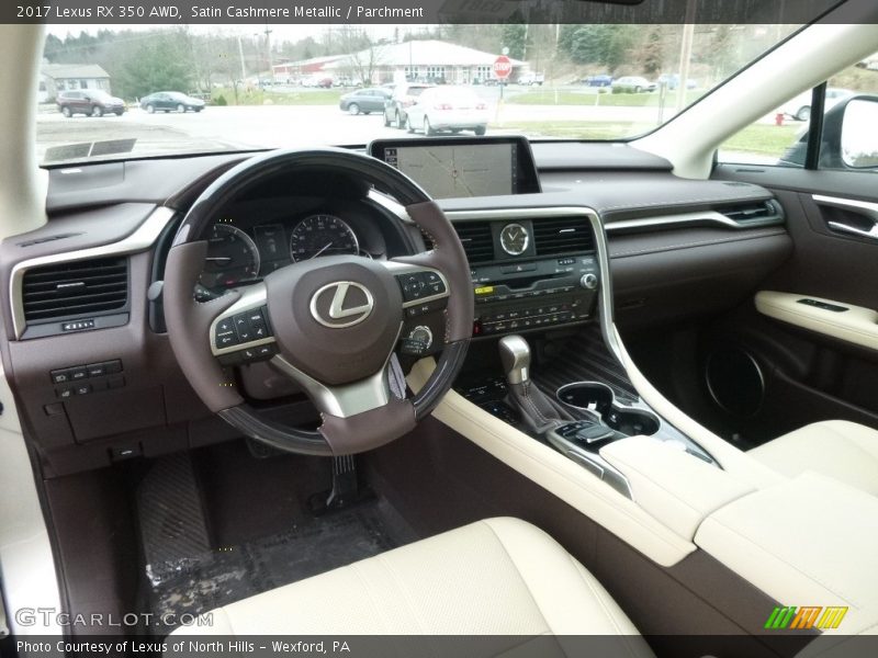 Satin Cashmere Metallic / Parchment 2017 Lexus RX 350 AWD