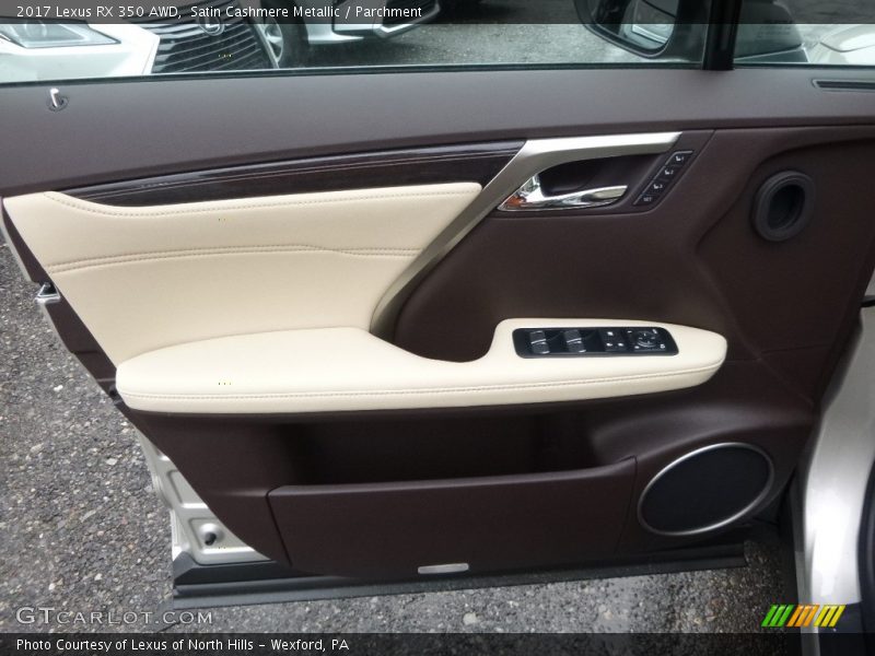 Satin Cashmere Metallic / Parchment 2017 Lexus RX 350 AWD