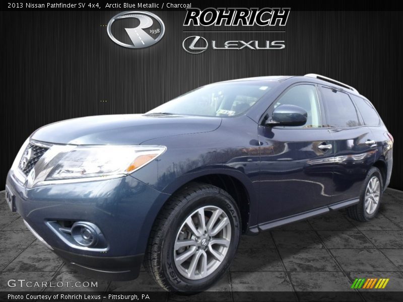 Arctic Blue Metallic / Charcoal 2013 Nissan Pathfinder SV 4x4