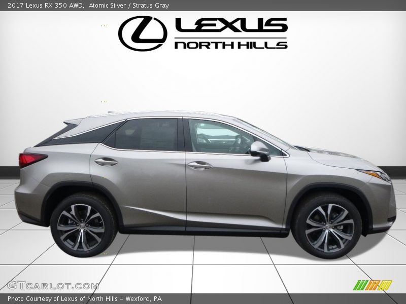 Atomic Silver / Stratus Gray 2017 Lexus RX 350 AWD