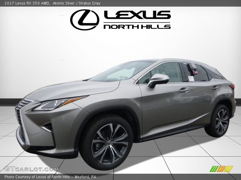 Atomic Silver / Stratus Gray 2017 Lexus RX 350 AWD