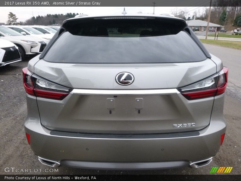Atomic Silver / Stratus Gray 2017 Lexus RX 350 AWD