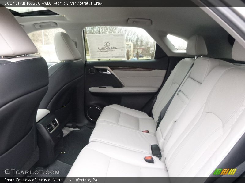 Atomic Silver / Stratus Gray 2017 Lexus RX 350 AWD
