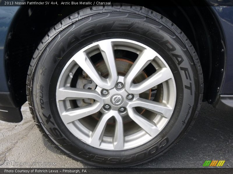 Arctic Blue Metallic / Charcoal 2013 Nissan Pathfinder SV 4x4