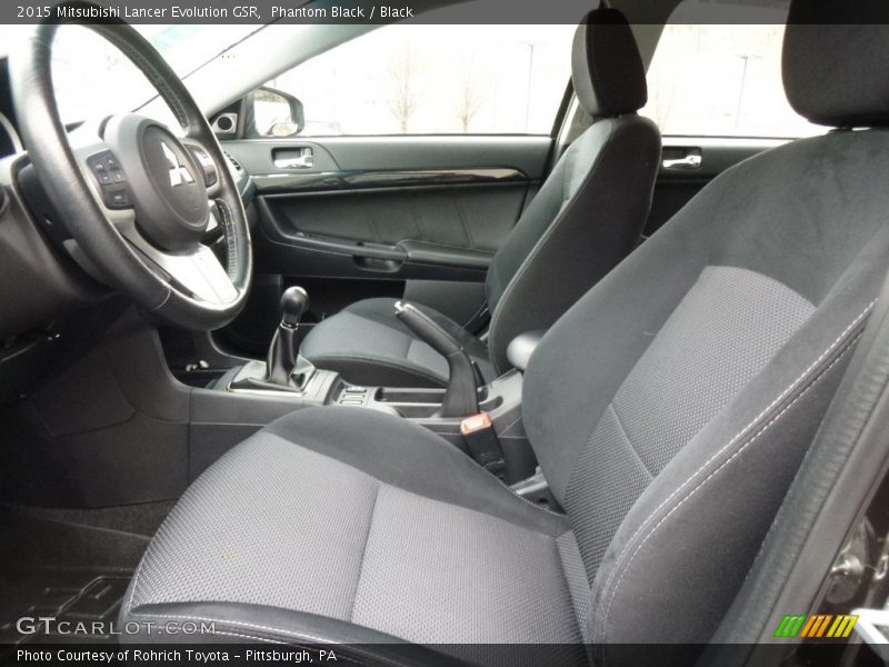 Phantom Black / Black 2015 Mitsubishi Lancer Evolution GSR