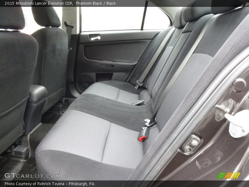Phantom Black / Black 2015 Mitsubishi Lancer Evolution GSR