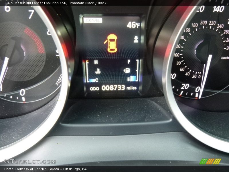 Phantom Black / Black 2015 Mitsubishi Lancer Evolution GSR