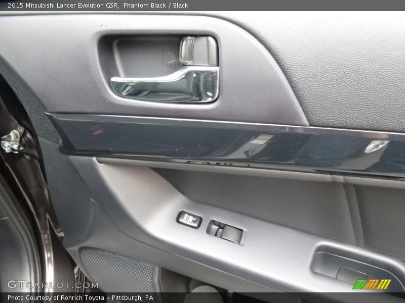 Phantom Black / Black 2015 Mitsubishi Lancer Evolution GSR