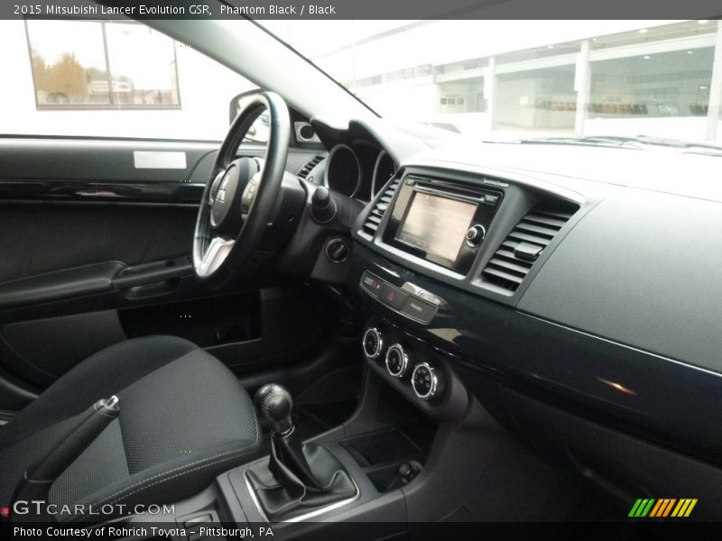 Phantom Black / Black 2015 Mitsubishi Lancer Evolution GSR