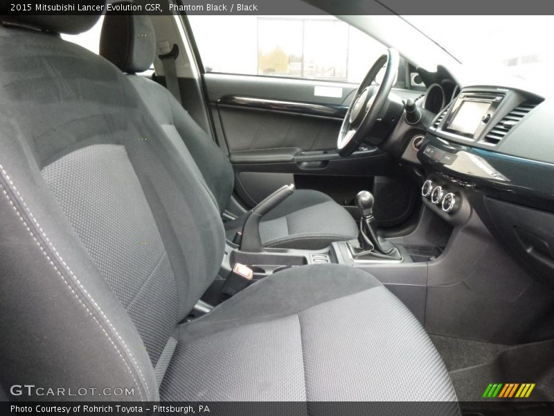 Phantom Black / Black 2015 Mitsubishi Lancer Evolution GSR