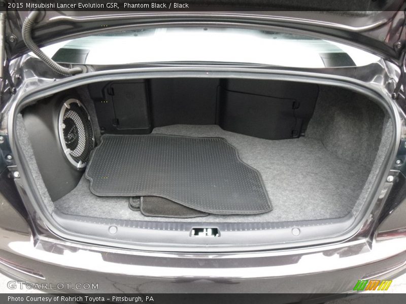 Phantom Black / Black 2015 Mitsubishi Lancer Evolution GSR