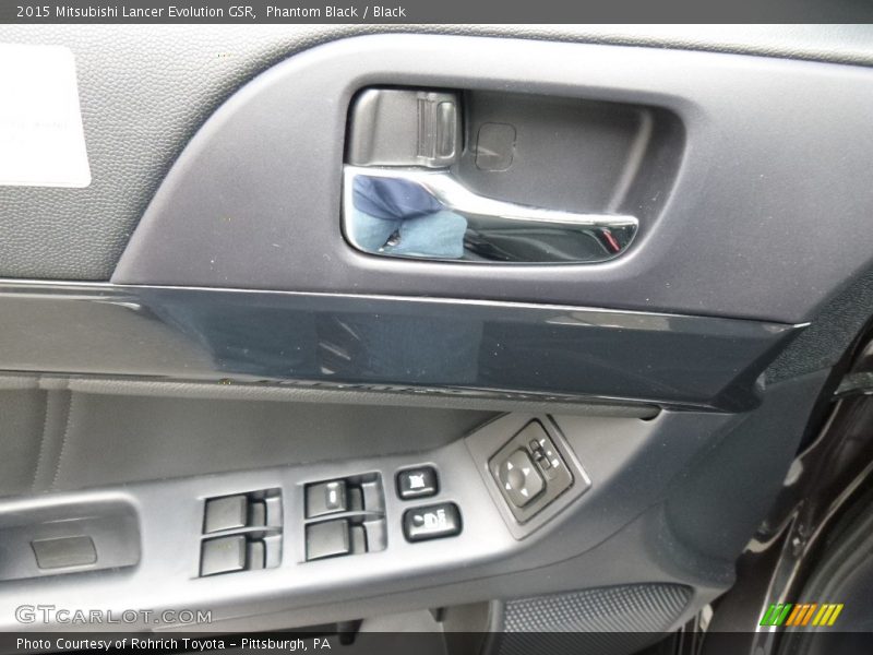 Phantom Black / Black 2015 Mitsubishi Lancer Evolution GSR