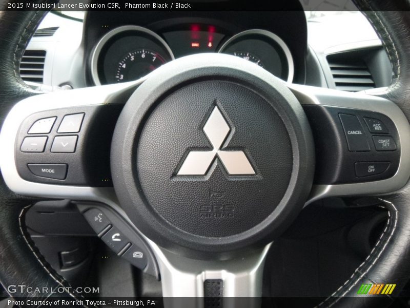Phantom Black / Black 2015 Mitsubishi Lancer Evolution GSR