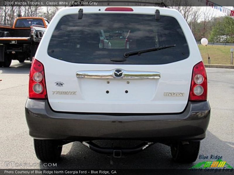 Classic White / Dark Flint Gray 2006 Mazda Tribute s