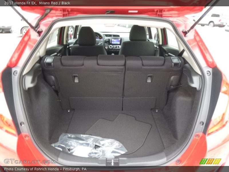 Milano Red / Black 2017 Honda Fit EX