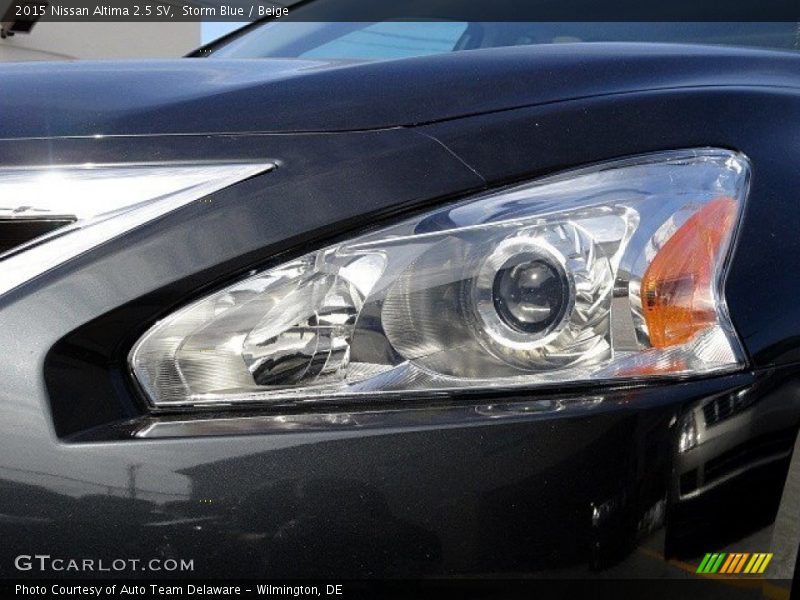 Storm Blue / Beige 2015 Nissan Altima 2.5 SV