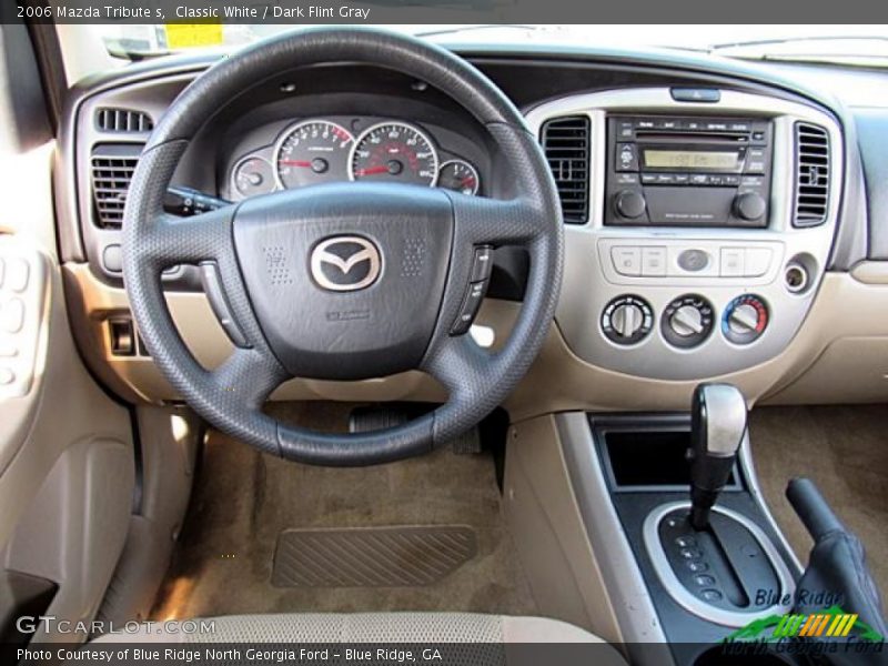 Classic White / Dark Flint Gray 2006 Mazda Tribute s