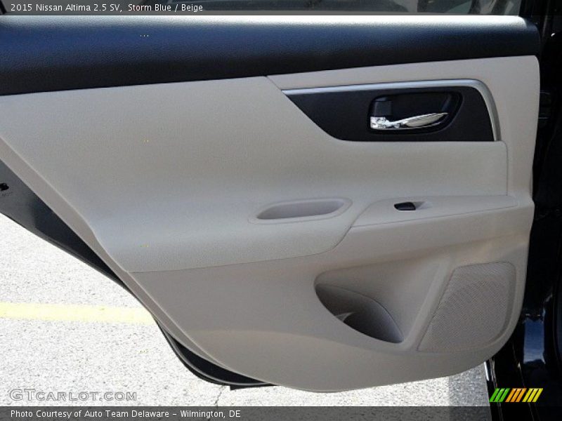 Storm Blue / Beige 2015 Nissan Altima 2.5 SV