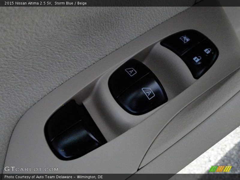 Storm Blue / Beige 2015 Nissan Altima 2.5 SV