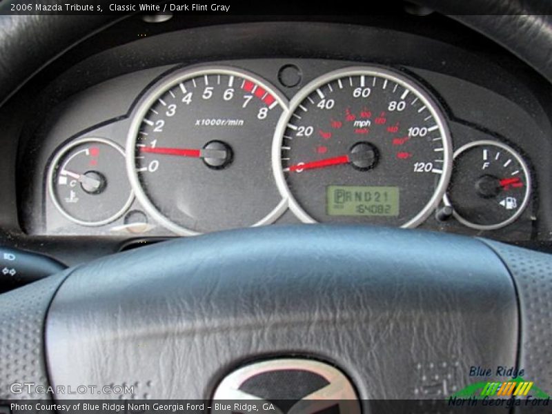 Classic White / Dark Flint Gray 2006 Mazda Tribute s