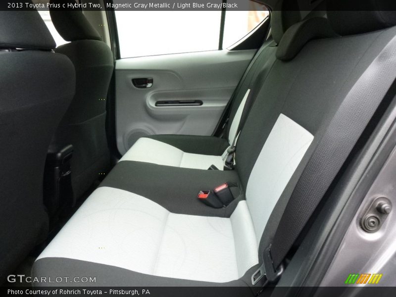 Magnetic Gray Metallic / Light Blue Gray/Black 2013 Toyota Prius c Hybrid Two