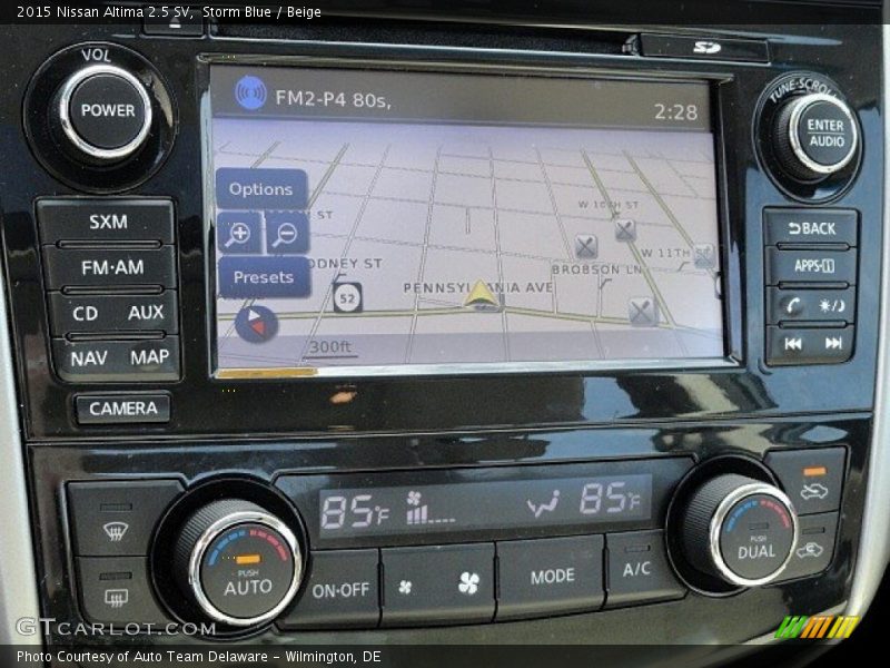 Storm Blue / Beige 2015 Nissan Altima 2.5 SV