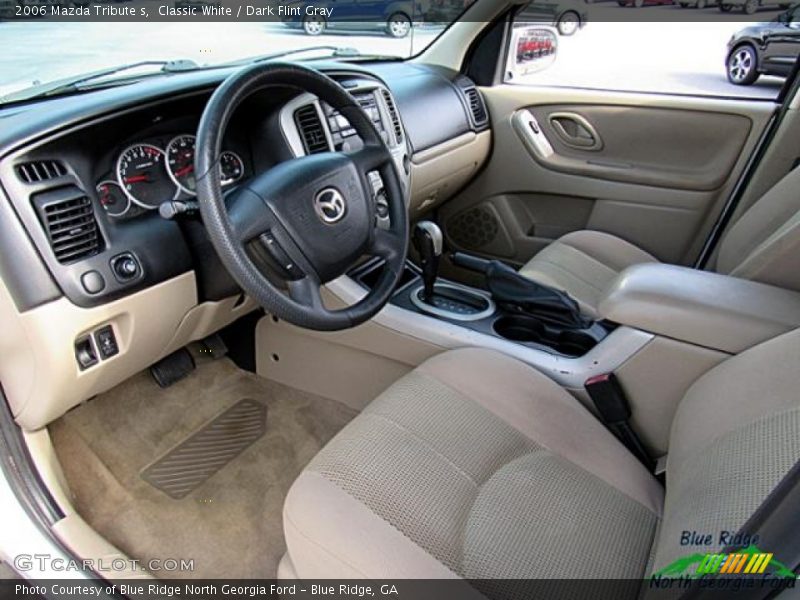 Classic White / Dark Flint Gray 2006 Mazda Tribute s