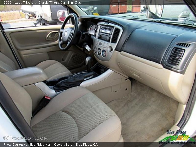 Classic White / Dark Flint Gray 2006 Mazda Tribute s