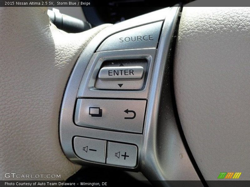 Storm Blue / Beige 2015 Nissan Altima 2.5 SV