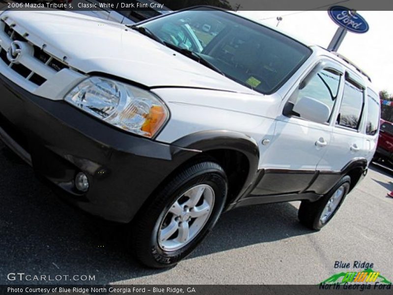 Classic White / Dark Flint Gray 2006 Mazda Tribute s