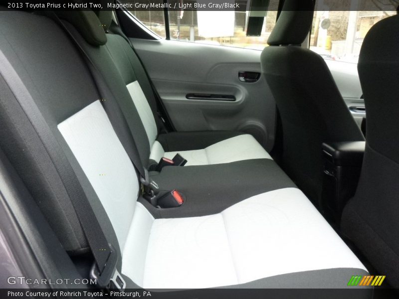 Magnetic Gray Metallic / Light Blue Gray/Black 2013 Toyota Prius c Hybrid Two