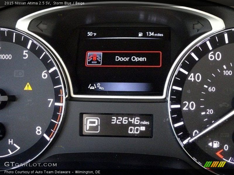 Storm Blue / Beige 2015 Nissan Altima 2.5 SV