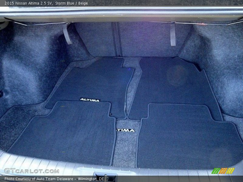 Storm Blue / Beige 2015 Nissan Altima 2.5 SV