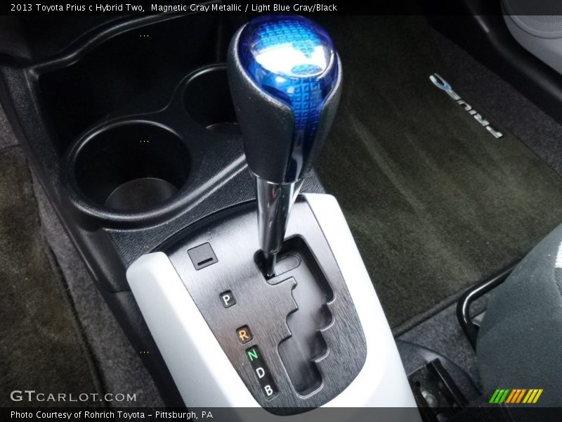 Magnetic Gray Metallic / Light Blue Gray/Black 2013 Toyota Prius c Hybrid Two