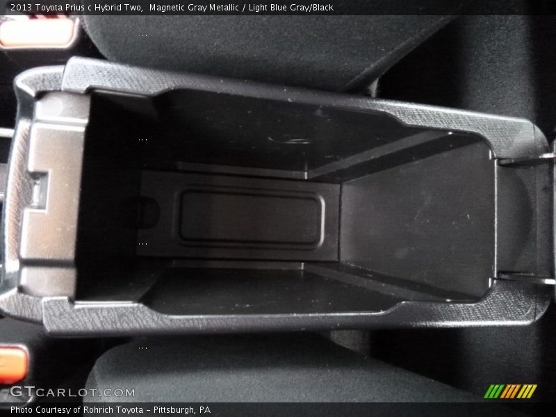 Magnetic Gray Metallic / Light Blue Gray/Black 2013 Toyota Prius c Hybrid Two