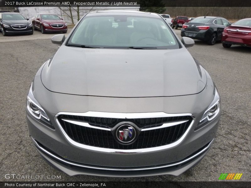 Pepperdust Metallic / Light Neutral 2017 Buick LaCrosse Premium AWD