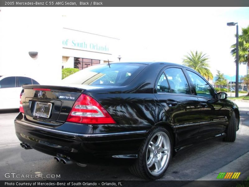 Black / Black 2005 Mercedes-Benz C 55 AMG Sedan
