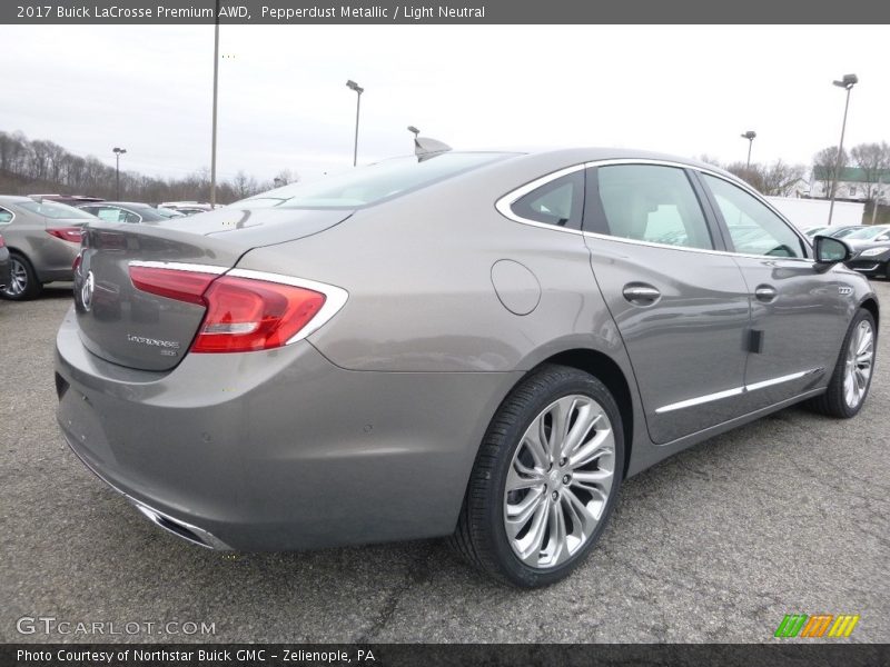 Pepperdust Metallic / Light Neutral 2017 Buick LaCrosse Premium AWD