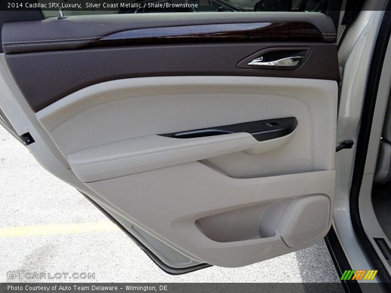 Silver Coast Metallic / Shale/Brownstone 2014 Cadillac SRX Luxury
