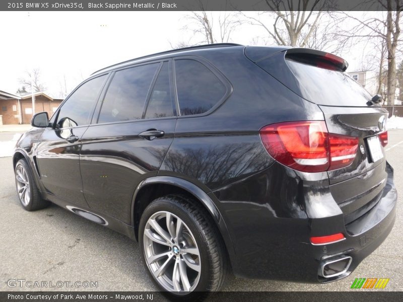 Black Sapphire Metallic / Black 2015 BMW X5 xDrive35d