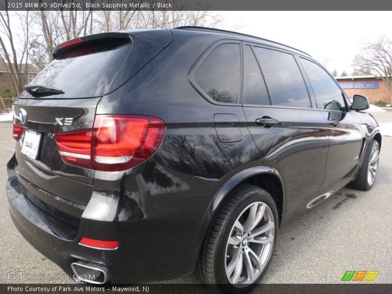 Black Sapphire Metallic / Black 2015 BMW X5 xDrive35d
