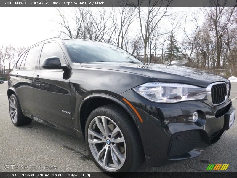 Black Sapphire Metallic / Black 2015 BMW X5 xDrive35d