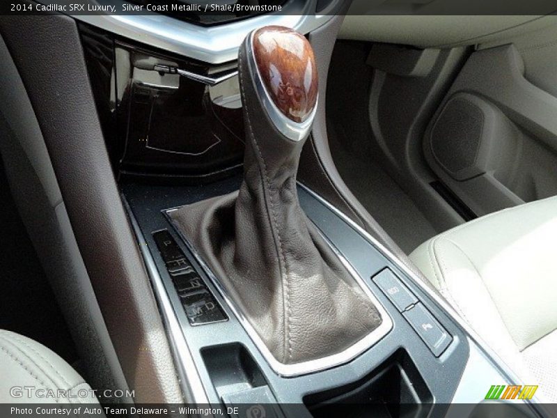 Silver Coast Metallic / Shale/Brownstone 2014 Cadillac SRX Luxury