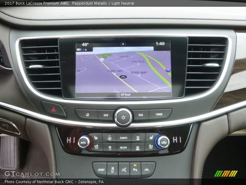 Pepperdust Metallic / Light Neutral 2017 Buick LaCrosse Premium AWD