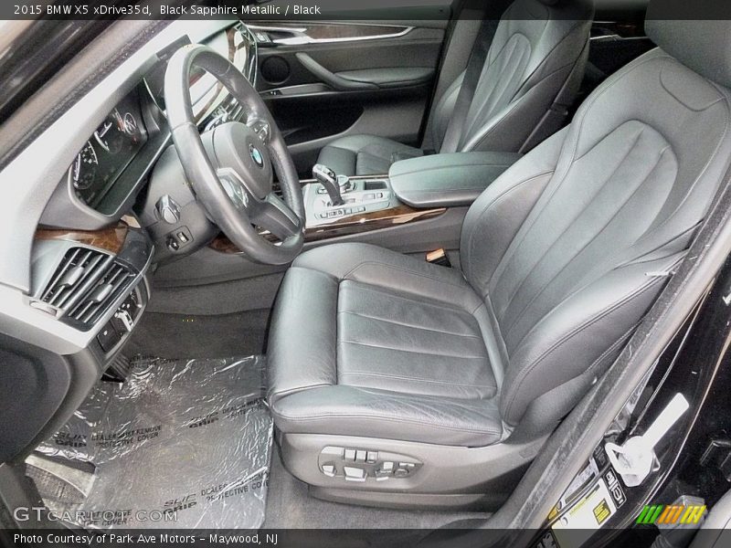 Black Sapphire Metallic / Black 2015 BMW X5 xDrive35d