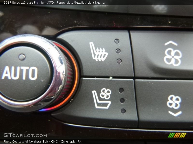 Pepperdust Metallic / Light Neutral 2017 Buick LaCrosse Premium AWD