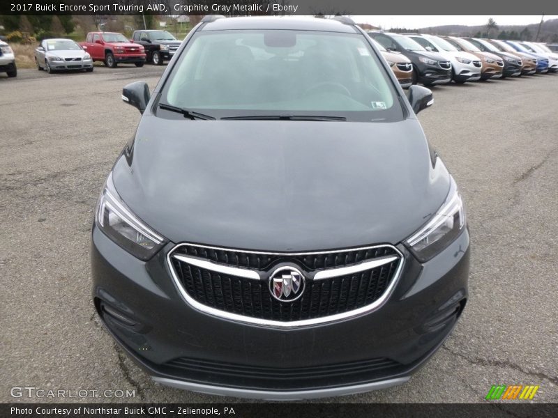 Graphite Gray Metallic / Ebony 2017 Buick Encore Sport Touring AWD