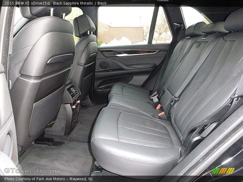 Black Sapphire Metallic / Black 2015 BMW X5 xDrive35d