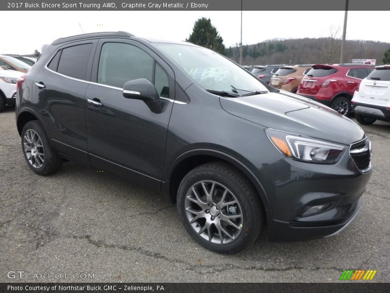 Graphite Gray Metallic / Ebony 2017 Buick Encore Sport Touring AWD
